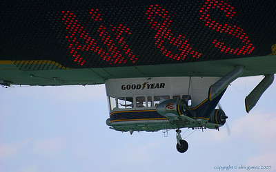  > Good Year blimp pilot and cabin