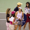 Alex Gomez > Martina Hingis participates in media relations for Jet Blue...